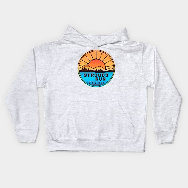 Strouds Run State Park Ohio OH Kids Hoodie by TravelTime